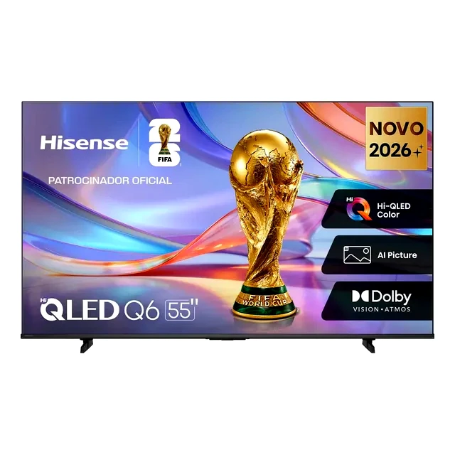 Revisão Smart TV Hisense 55" 4K QLED 55Q6QV: O melhor custo-benefício em QLED para quem quer gastar pouco
