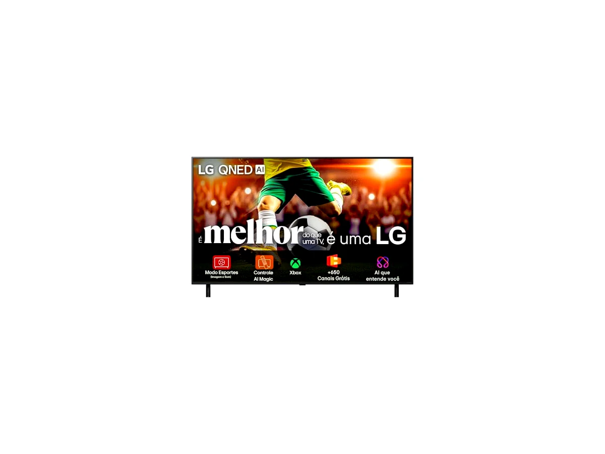 Revisão Smart TV LG 55" 4K QNED Processador a5 Ger7 AI Alexa/Chromecast Integrado e webOS 24-55QNED80TSA: a escolha certa para a sala de estar familiar