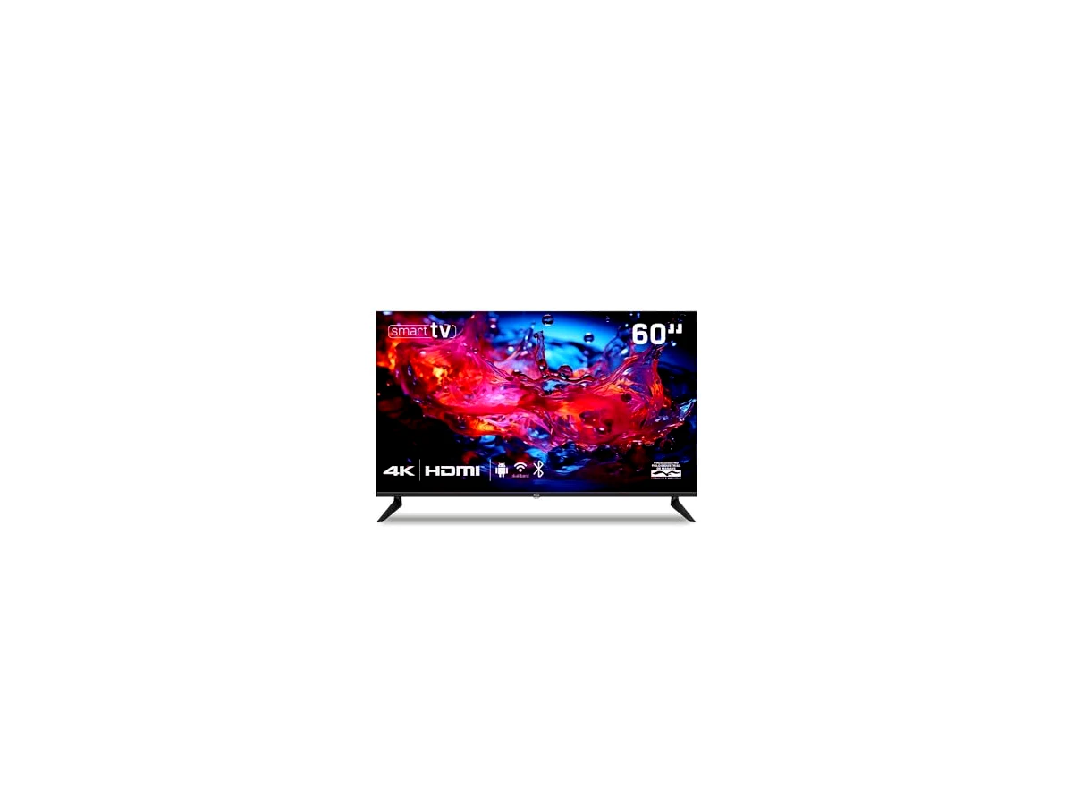 Revisão Smart TV HQ 60" 4K tela sem bordas design Slim HQS60NKHM: a opção para quem busca apenas o menor preço