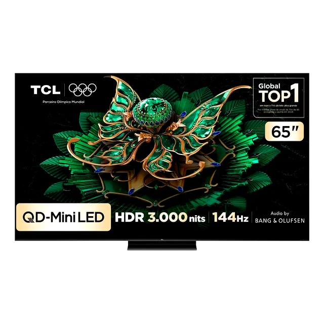 Revisão Smart TV TCL 65" 4K QD-Mini LED 65C7K: Cinema em casa e alto desempenho para jogos