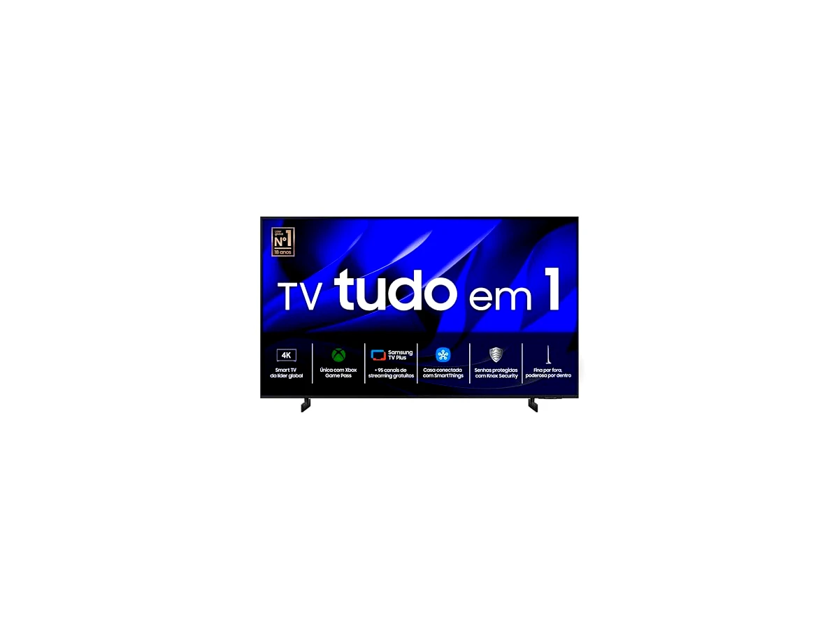 Revisão Samsung Smart TV 55" Crystal UHD 4K 55DU8000 - Painel Dynamic Crystal Color, Gaming Hub: A melhor opção de entrada para pendurar na parede