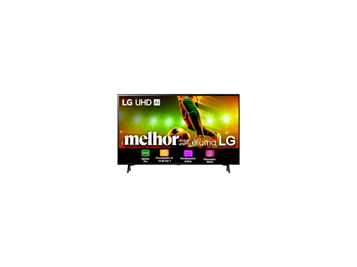 Revisão Smart TV 4K 55" LG UHD 55UT8050 Processador α5 Ger7 AI Alexa/Chromecast integrado Otimizador de Jogos webOS 24 Controle Smart Magic: o fim da frustração ao digitar em smart TVs