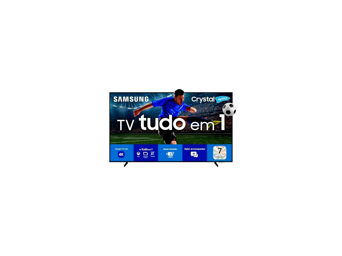 Revisão Samsung Smart TV 75" Crystal UHD 4K U8100F 2026: o melhor custo por polegada para salas amplas