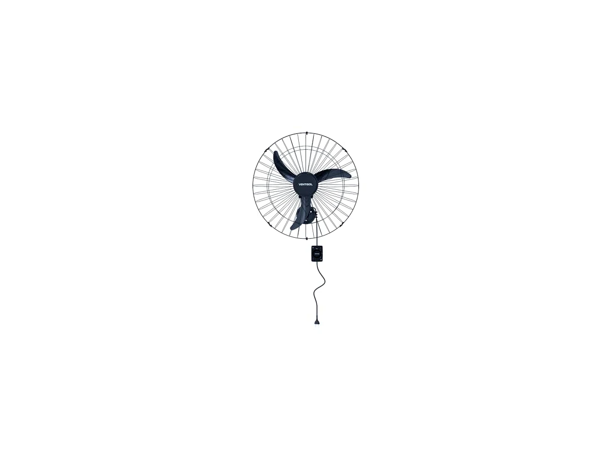 Revisão Ventilador de Parede Ventisol Comercial 60cm 3 Pás Preto Bivolt: força bruta indispensável para espaços comerciais
