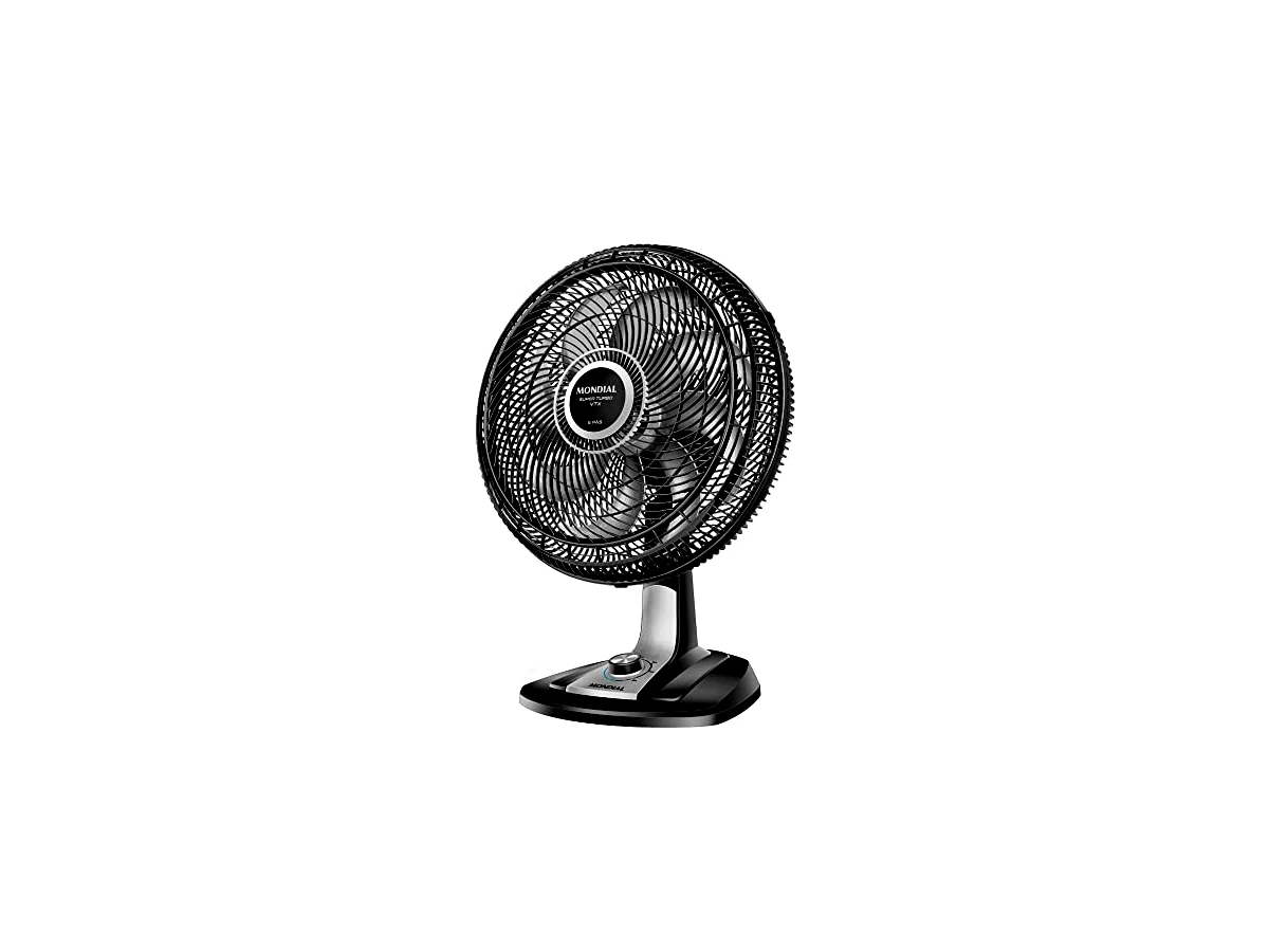 Revisão Mondial Super Turbo VTX-40-8P (Mesa, 40 cm, 8 pás): Ventilação imersiva com som grave e constante