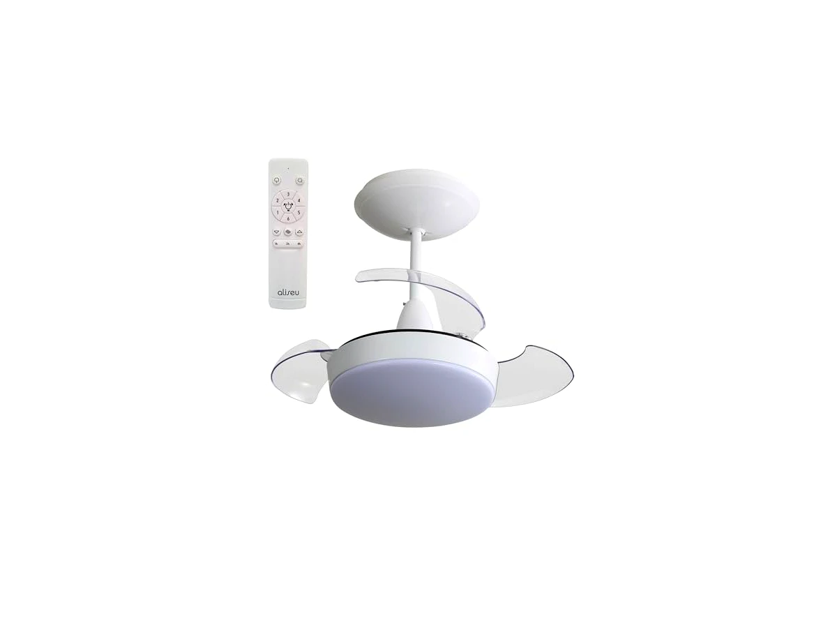 Revisão Aliseu Retrátil Pro Branco: design inovador de luminária que vira ventilador em espaços reduzidos