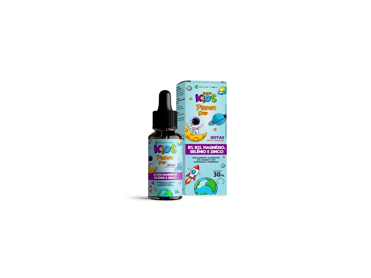 Revisão Vitamina Kids B1 B12 Magnésio Selênio Zinco Sabor Morango 30ml - Ecomev: fórmula sublingual inteligente para imunidade e foco