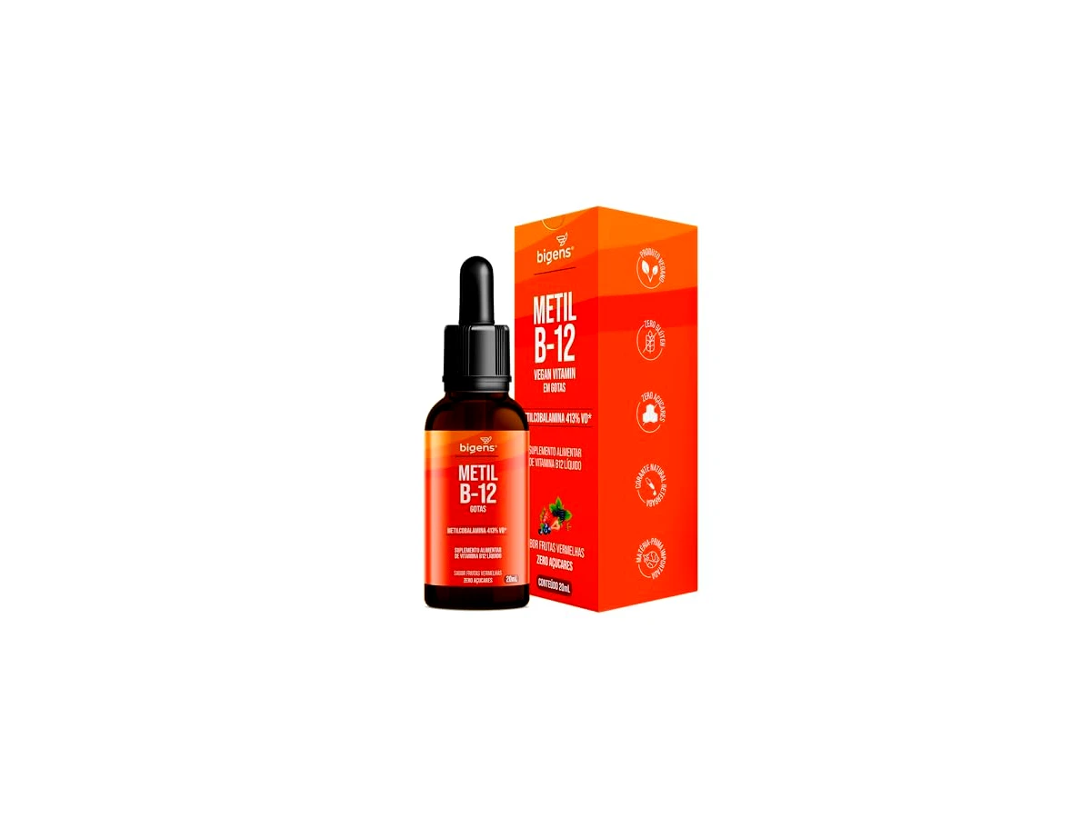Revisão Metil B-12 Vegan Vitamin Gotas Líquida Sabor Frutas Vermelhas - Bigens: a melhor escolha para absorção rápida com sabor agradável