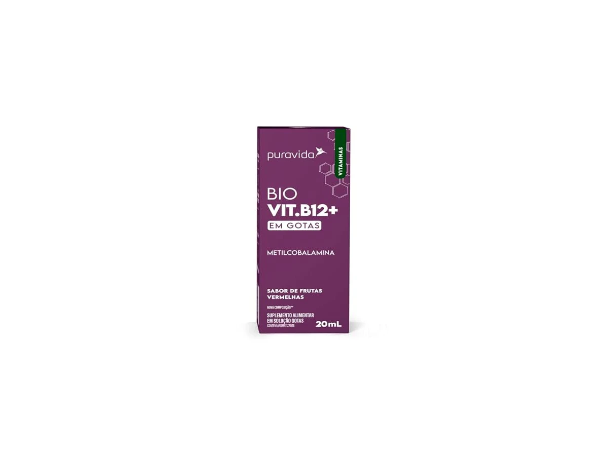 Revisão Puravida Vitamina B12 Metilcobalamina Líquida em Gotas Sabor Frutas Vermelhas 20ml: a escolha mais inteligente para manutenção diária