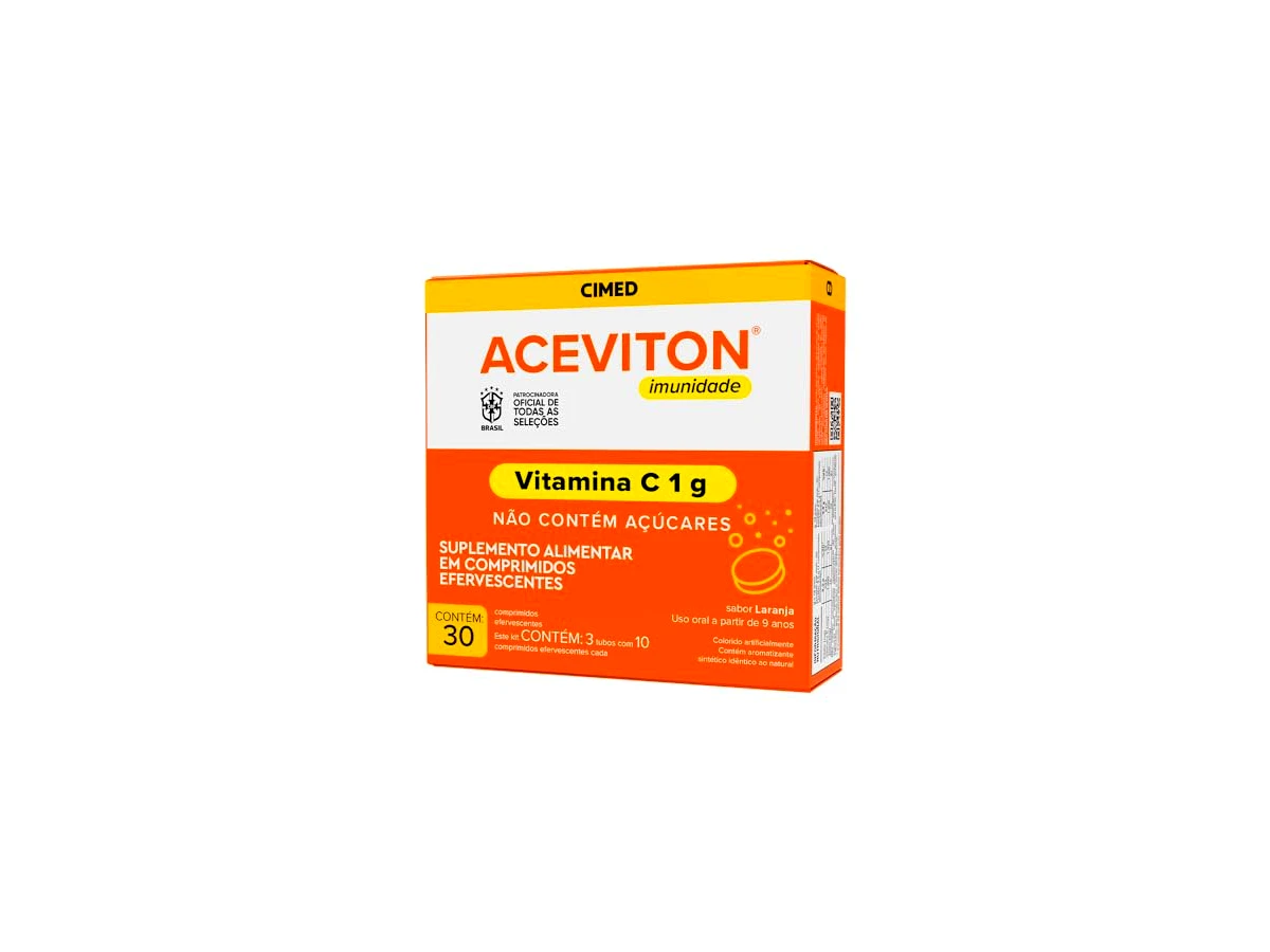 Revisão Aceviton Imunidade Vitamina C 1g Efervescente com 30 Comprimidos: o melhor custo-benefício para suplementação mensal