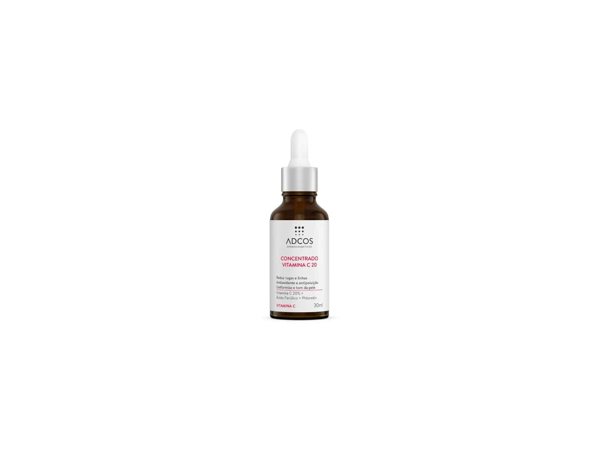 Revisão Adcos Derma Complex Vitamina C 20 Anti-Idade Sérum Facial 30ml: potência máxima para quem já tolera ácidos na rotina