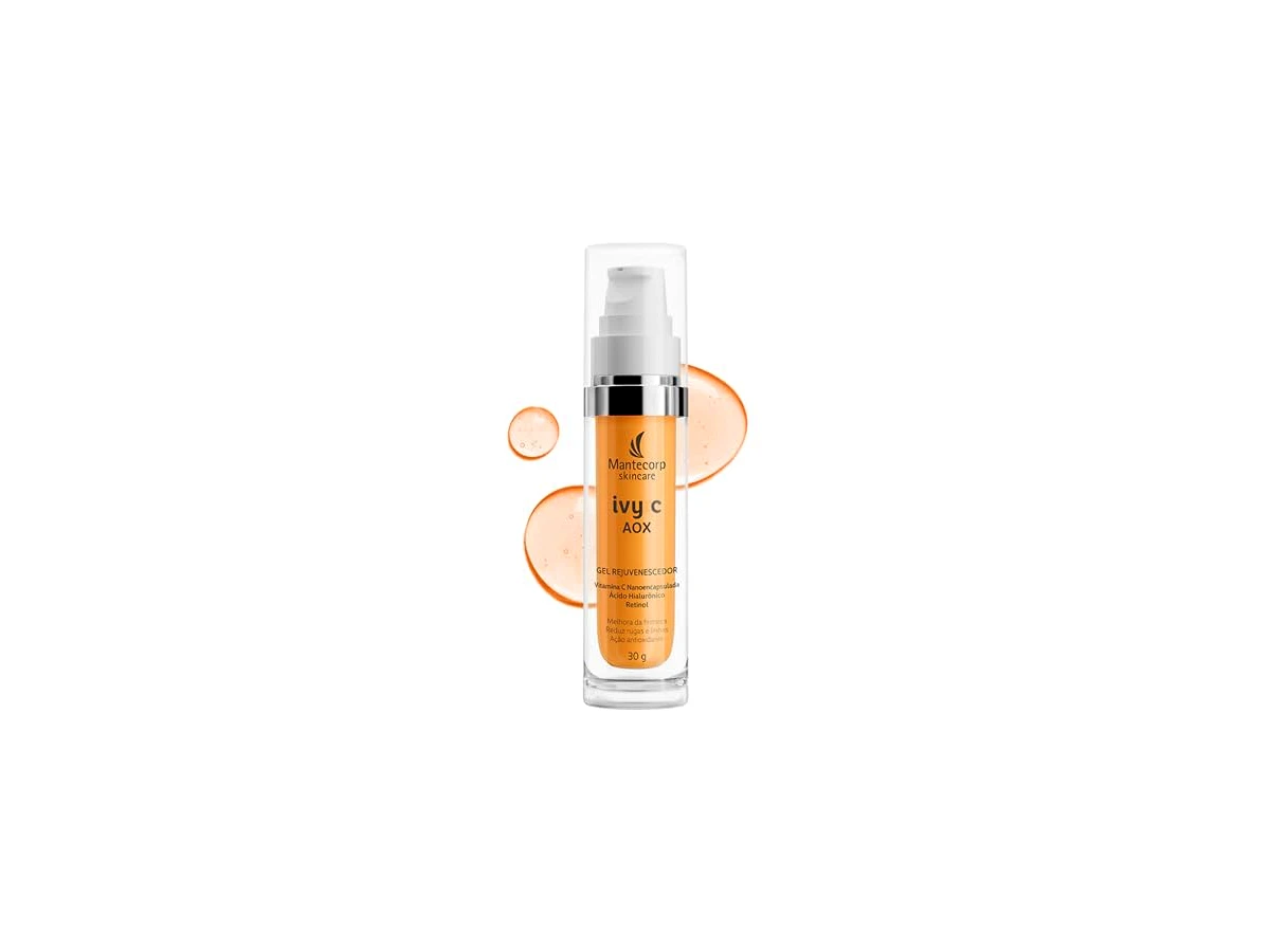 Revisão Mantecorp Skincare Ivy C Aox Gel Rejuvenescedor Facial com Vitamina C Nanoencapsulada 30g: tratamento antissinais 3 em 1 com excelente estabilidade
