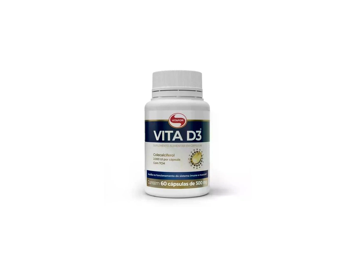 Revisão Vita D3 Colecalciferol 2.000 UI - Cápsulas Gelatinosas (Vitafor, 60 cápsulas): a melhor escolha para uma suplementação limpa e isolada