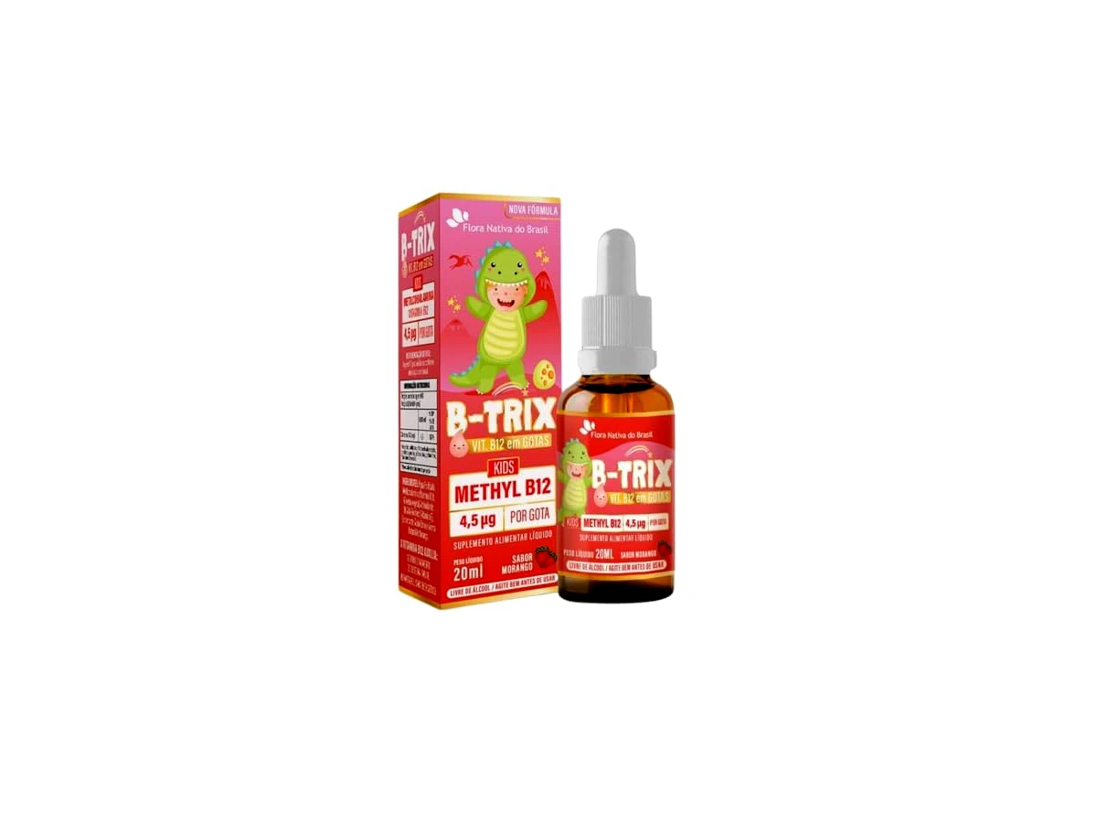 Revisão B-TRIX Vitamina B12 Kids em Gotas Flora Nativa do Brasil 30ml: a melhor escolha para reposição prolongada e econômica