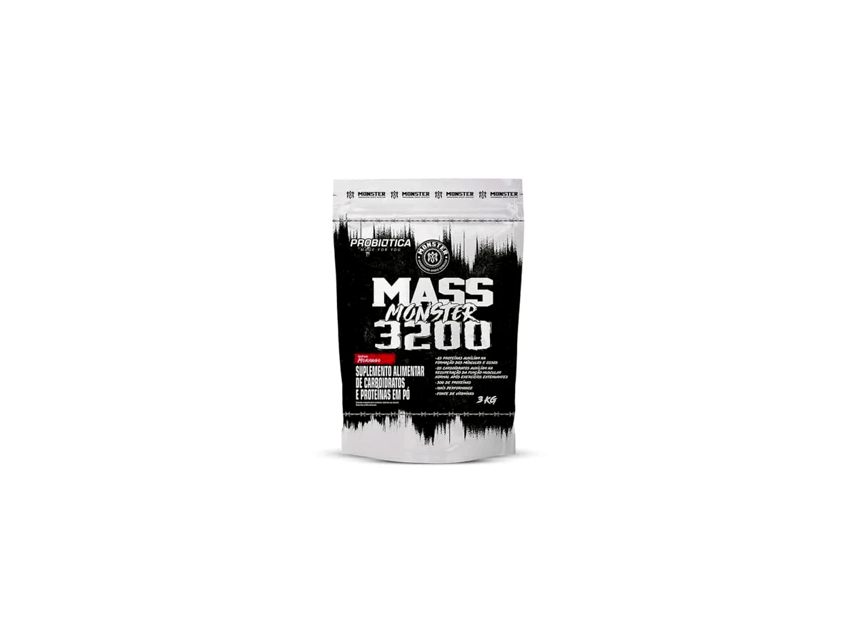 Revisão Hipercalórico Probiótica Massa 3200 Anti-Catabolic Pote 3kg Sabor Morango: o melhor balanço nutricional para ganho de peso limpo