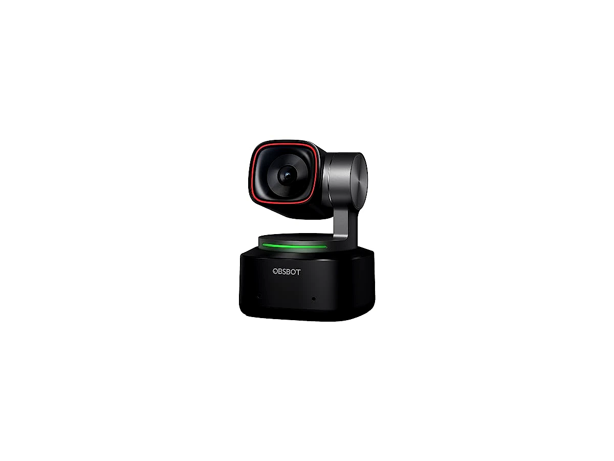 OBSBOT Tiny 2 Webcam 4K Controlo por Voz PTZ, AI Tracking Multi-Mode & Auto Focus, Câmara Web com Sensor de 1/1,5", Controlo por Gestos, 60 FPS, Correção de luz HDR, Webcam para PC, Streaming, Reunião