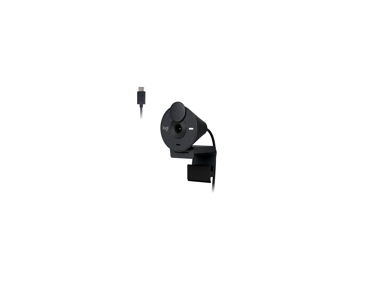 Revisão Webcam Full HD Logitech Brio 300 com Microfone com Redução de Ruído, Proteção de Privacidade, Correção Automática de Luz e Conexão USB-C- Grafite: a escolha definitiva em custo-benefício para notebooks modernos