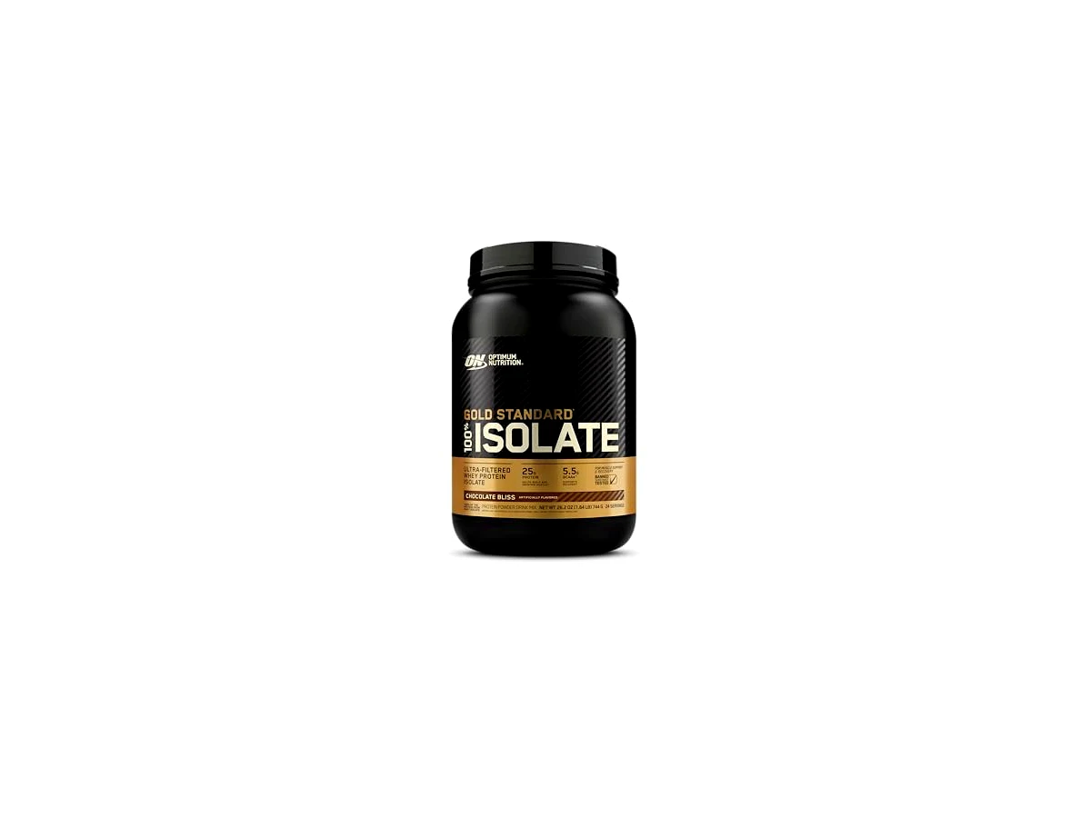 Gold Standard 100% Isolate Optimum Nutrition Sabor Chocolate Bliss Pote 744g