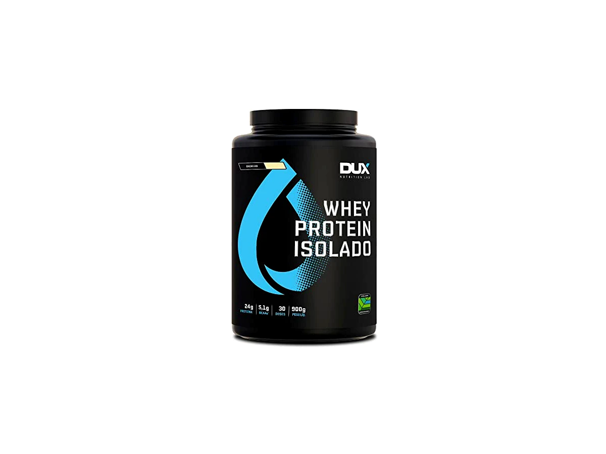 Whey Protein Isolado Dux Nutrition Sabor Baunilha Pote 900g